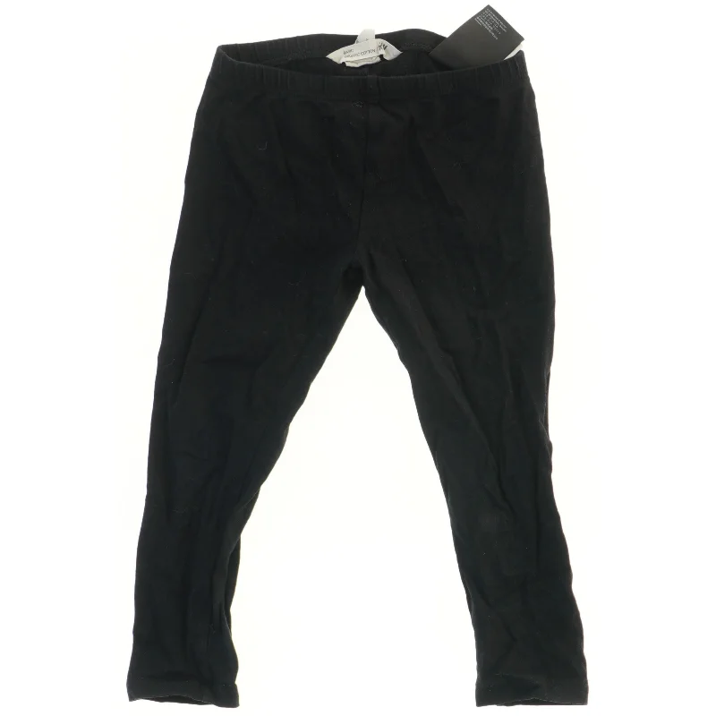 Sort leggings til børn fra H&M (str. 92)