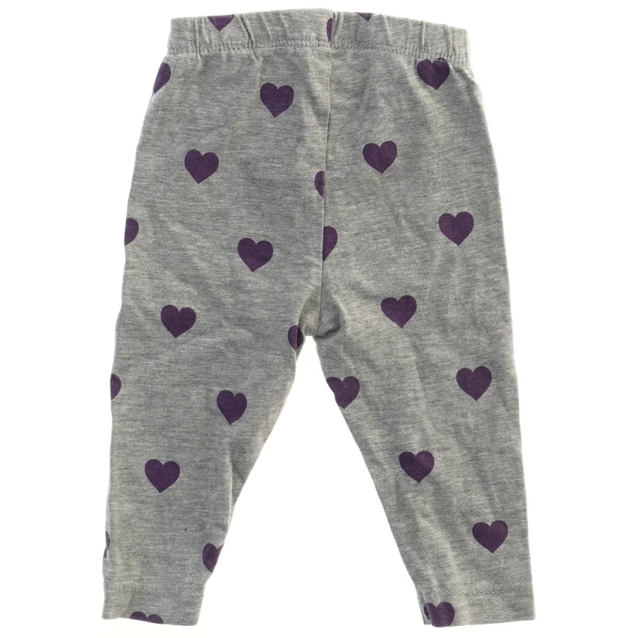 Børne leggings med hjertemønster fra Mads & Mette (str. 62)