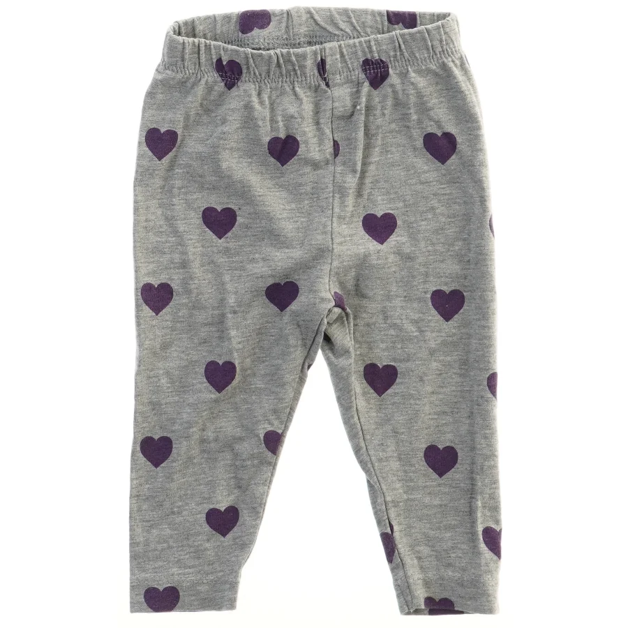 Børne leggings med hjertemønster fra Mads & Mette (str. 62)