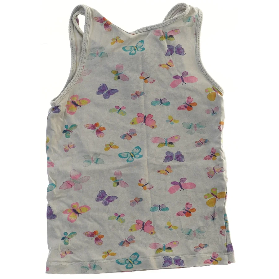 Sommerbluse med sommerfugleprint (str. 110)