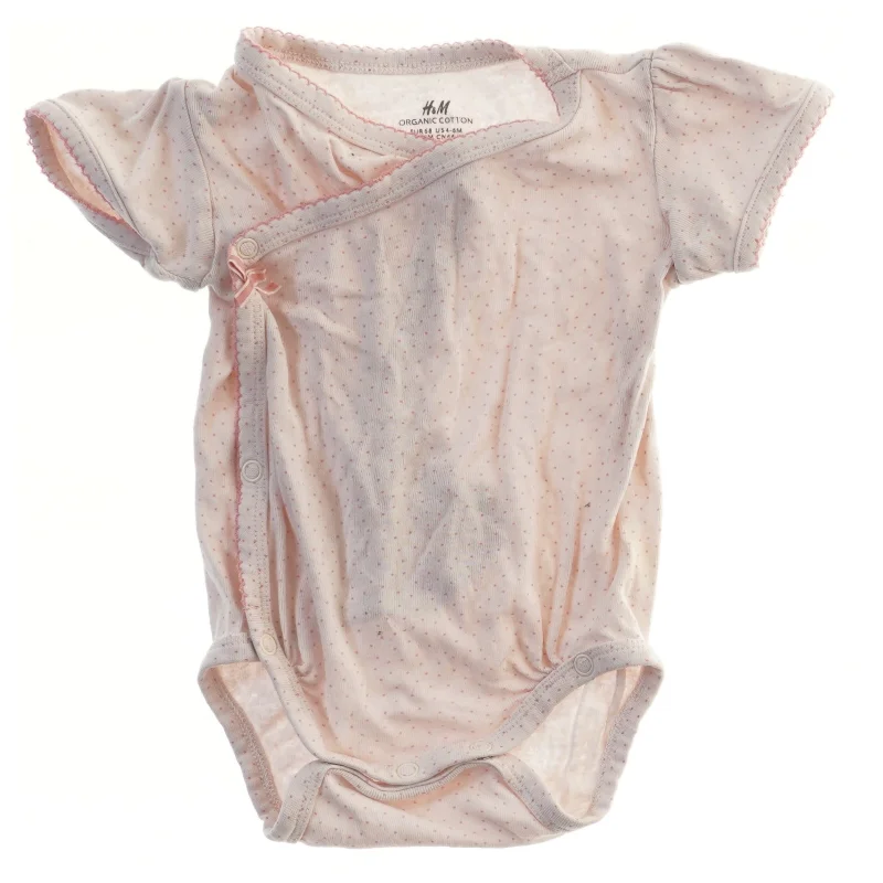 Lyserød bodystocking til baby fra H&M (str. 68)
