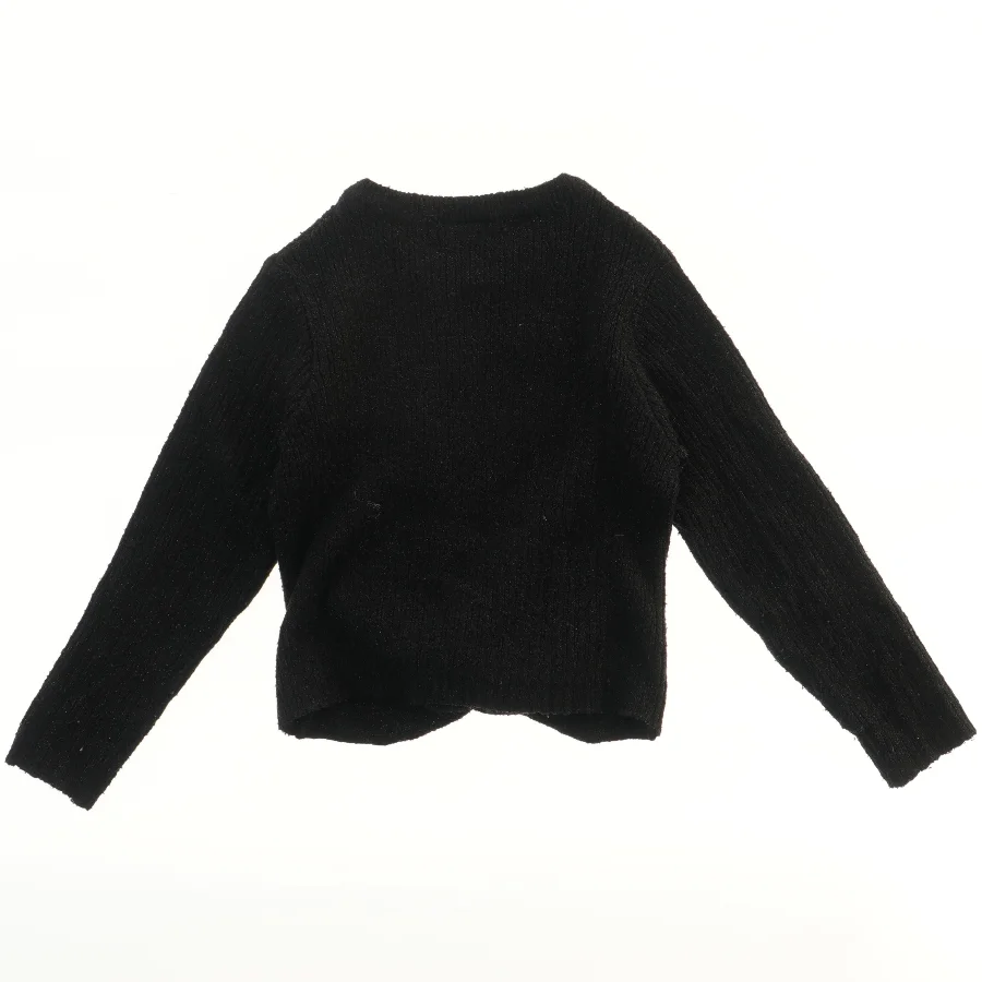 Sort sweater med knude detaljer fra Name It (str. 116)
