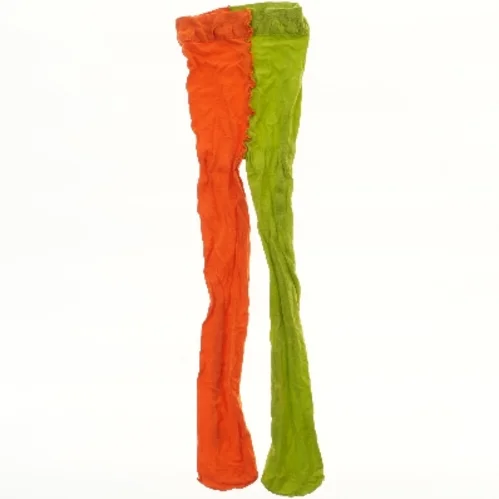 Tofarvede strømpebukser (str.  længde 68 cm, talje 20 cm)