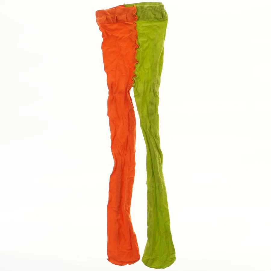 Tofarvede strømpebukser (str.  længde 68 cm, talje 20 cm)