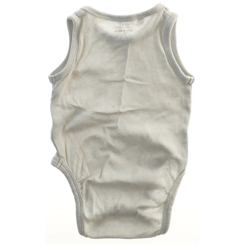 Hvid bodystocking til baby fra Mads & Mette (str. 62)