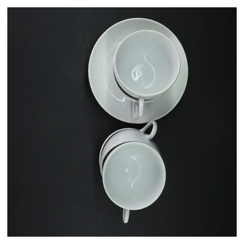 5 stk. Pillivuyt Cecil kaffekopper 18cl med underkopper