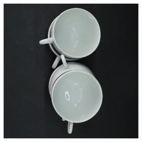 5 stk Pillivuyt Cecil kaffekopper (18 cl) UDEN underkopper.