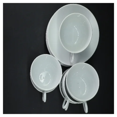 6 stk. Pillivuyt Cecil tekopper 29cl med underkopper