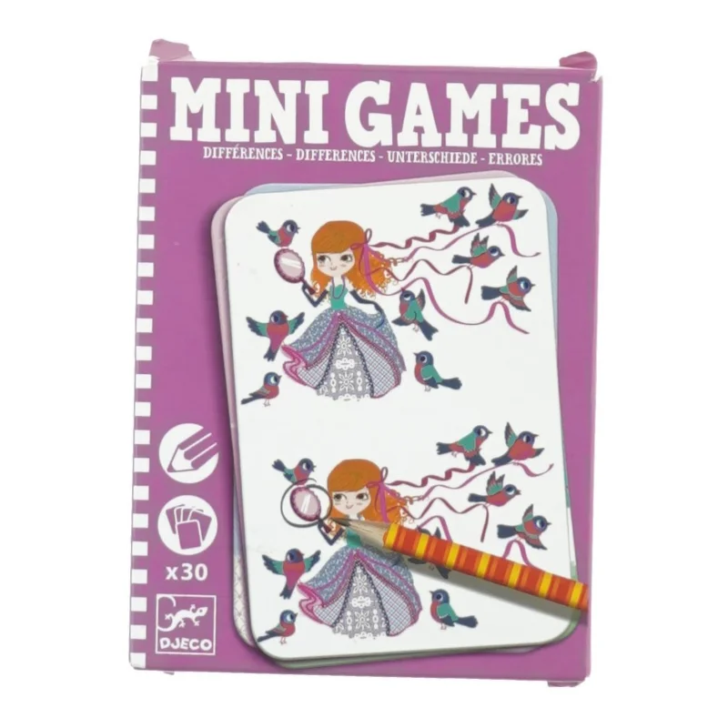 Mini spil fra Djeco (str. 15 x 11 cm)