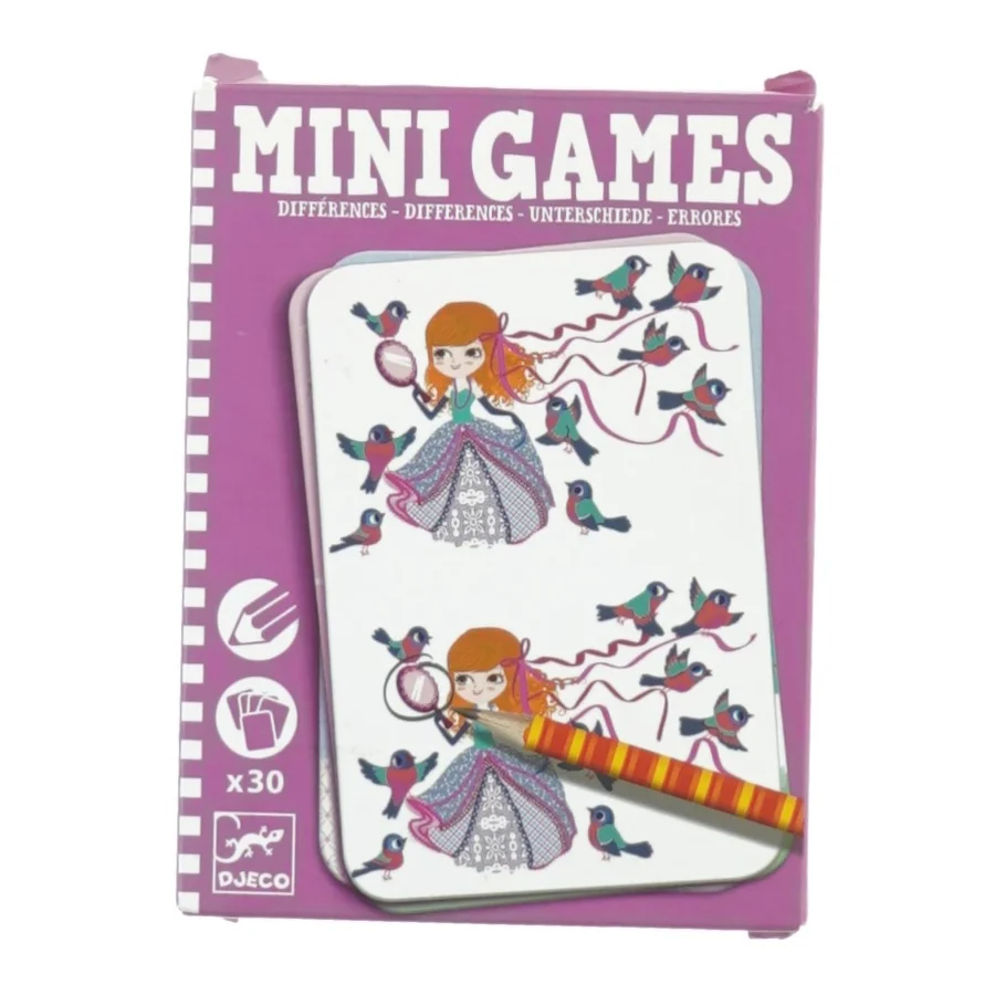 Mini spil fra Djeco (str. 15 x 11 cm)