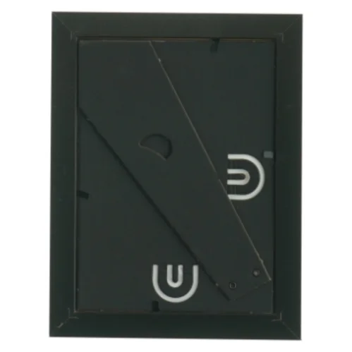 Sort billedramme med tekst (str. 13 x 18 cm)