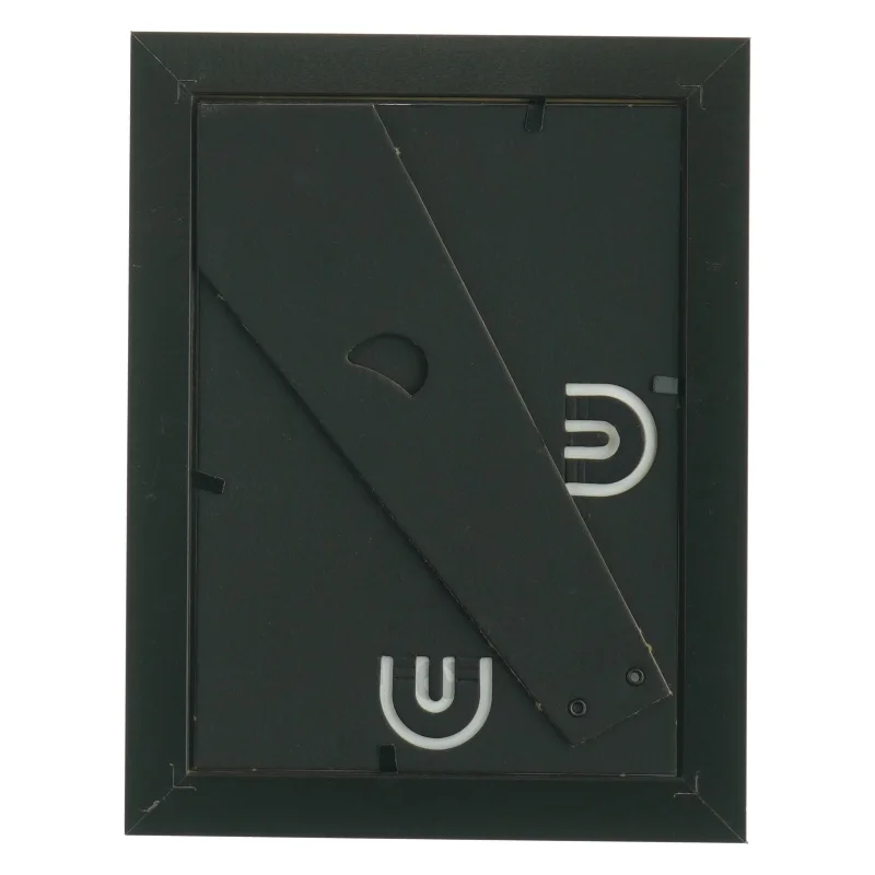 Sort billedramme med tekst (str. 13 x 18 cm)