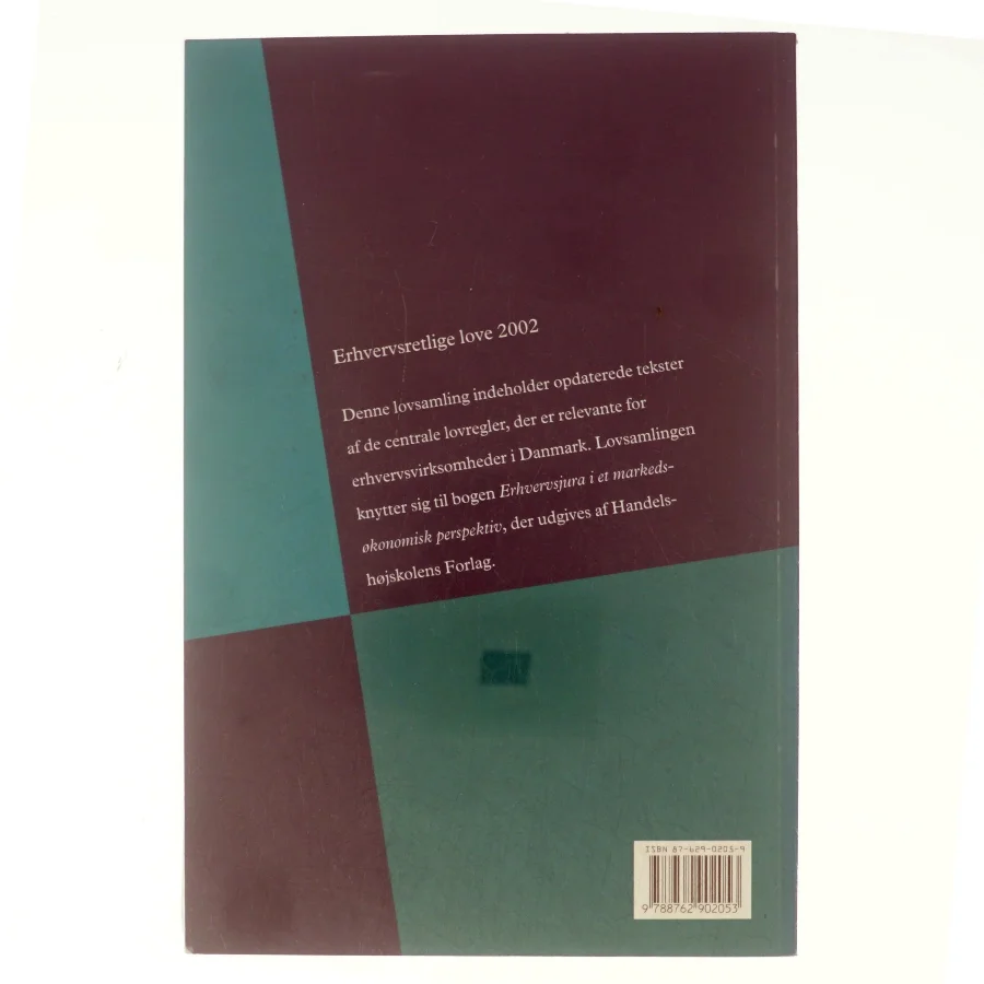 Erhvervsretlige love 2002 (Bog)