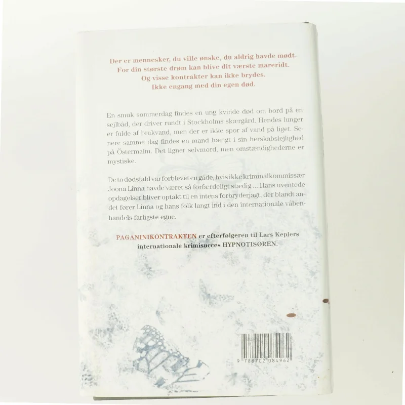 Paganinikontrakten : Kriminalroman (Danish Language) af Lars Kepler (Bog)