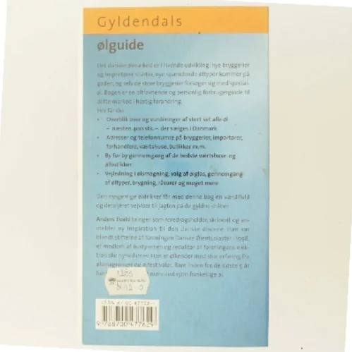 Gyldendals ølguide af Anders Evald (Bog)