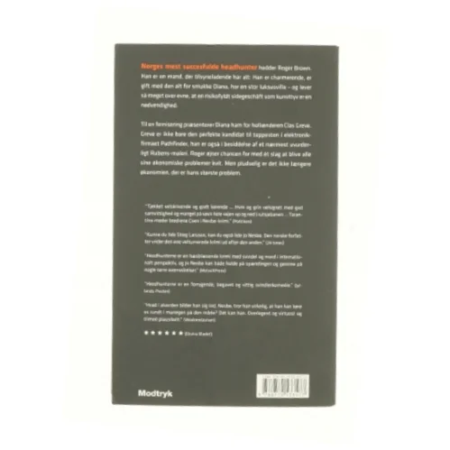 Headhunterne af Jo Nesbø (Bog)