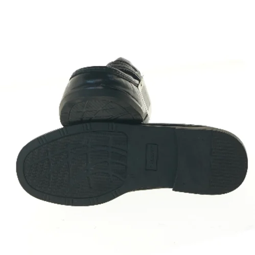 Sorte nye læder loafers herresko str. 45 fra Claudio Conti (str. 45 )