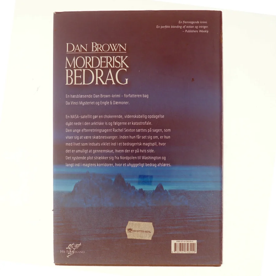 Morderisk bedrag af Dan Brown (Bog)