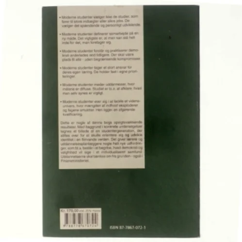 Universitetsstudier i krise : fag, projekter og moderne studenter (Bog)