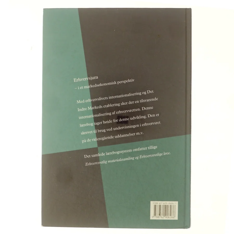 Erhvervsjura : i et markedsøkonomisk perspektiv (Bog)