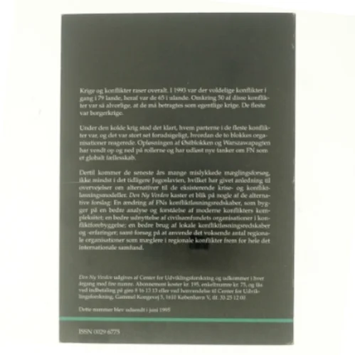 Den ny verden 2, Når boblen brister, -Alternativ konfliktløsning