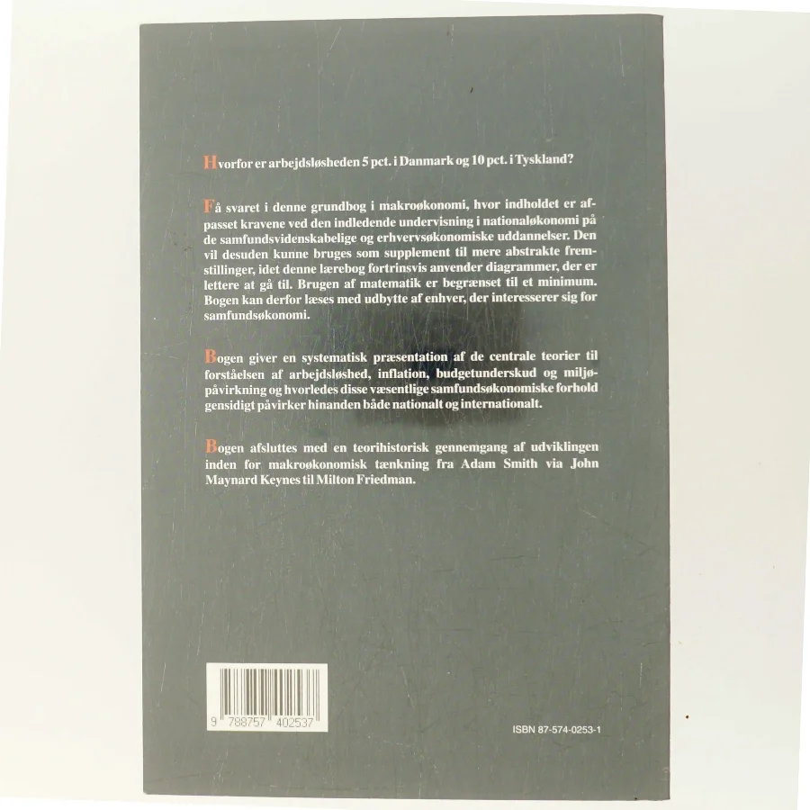 Introduktion til makroøkonomisk teori af Jesper Jespersen (f. 1948) (Bog)