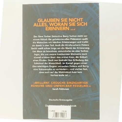 Gestohlene Erinnerung af Blake Crouch (Bog)