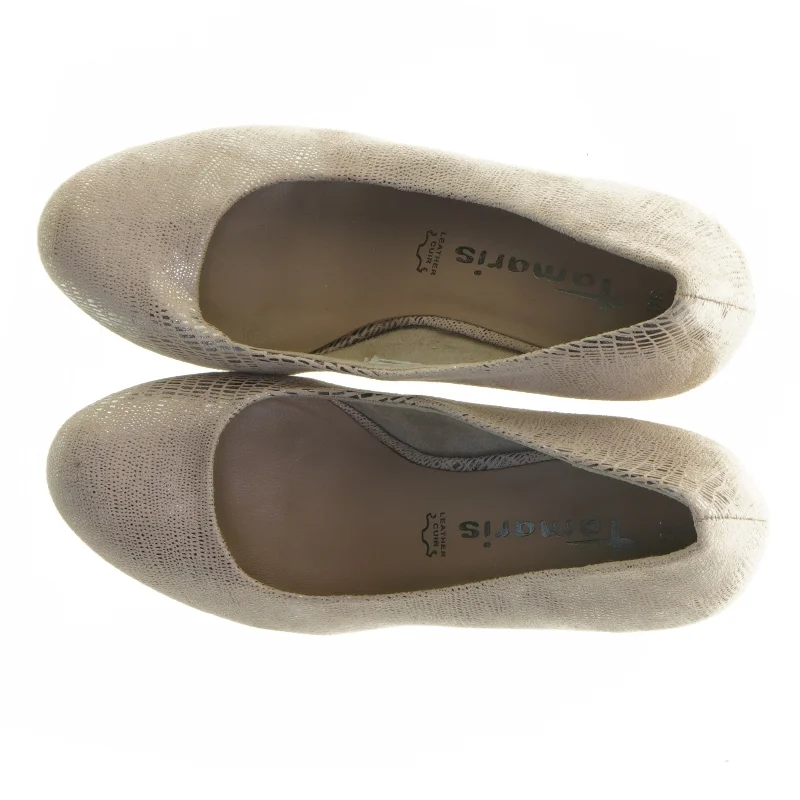 Beige højhælede sko fra Tamaris (str. 36)