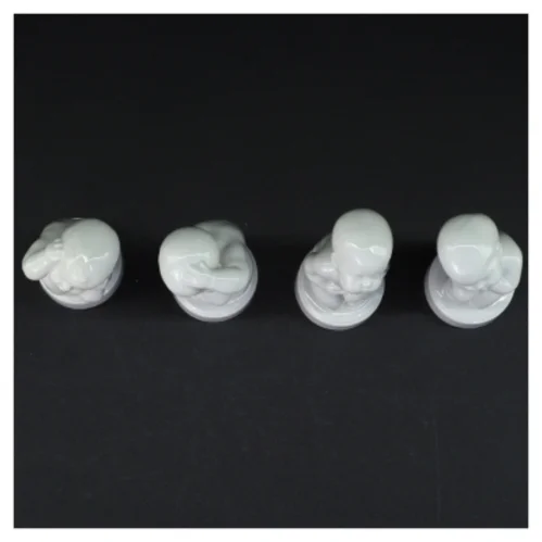 Porcelænsfigurer, de fire piner fra B&G (str. 11 cm)