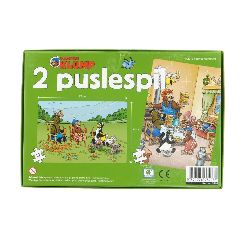 Rasmus Klump puslespil fra Rasmus Klump (str. 20 x 29 cm)