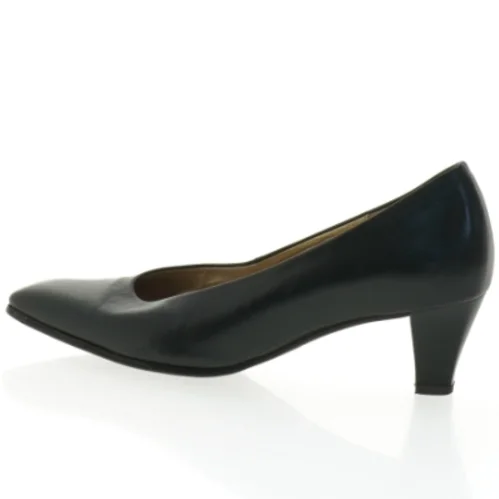 Sorte læderpumps fra Gabor (str. 2,5)