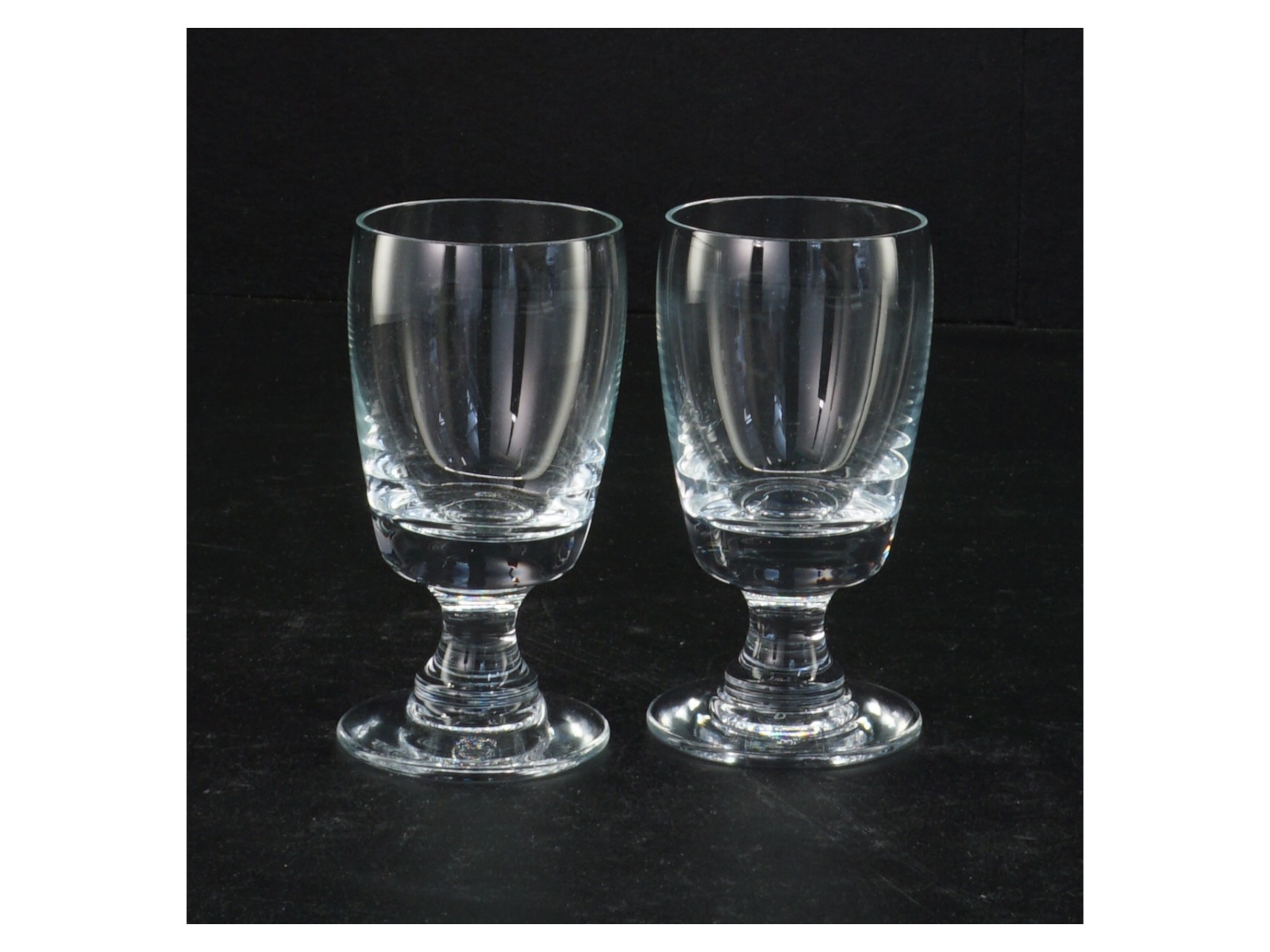 Holmegaard Almue i klar glas (str. 9 x 5 cm)