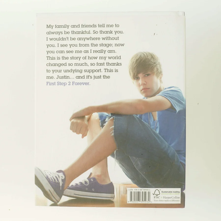 100% official Justin Bieber : first step 2 forever: My story af Justin Bieber (Bog)