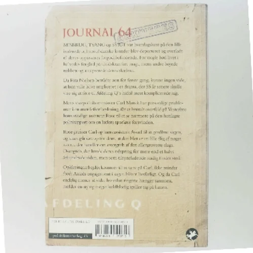 Journal 64 af Jussi Adler-Olsen (Bog)
