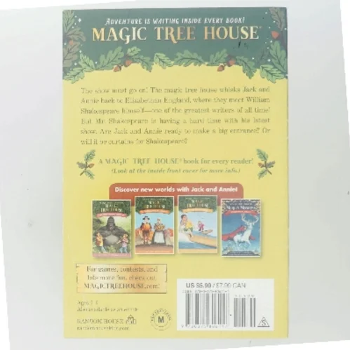 Magic Tree House #25: Stage Fright on a Summer Night af Mary Pope Osborne (Bog)