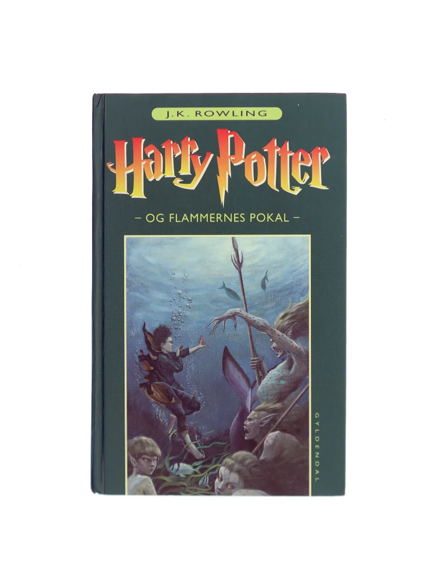 Forsiden af Harry Potter og Flammernes Pokal af J.K. Rowling