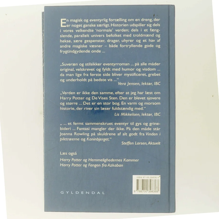 Harry Potter Og De Vises Sten (Danish Language) af J.K. Rowling (Bog)