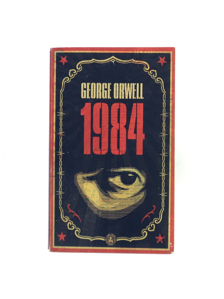 Forsiden af 1984 af George Orwell
