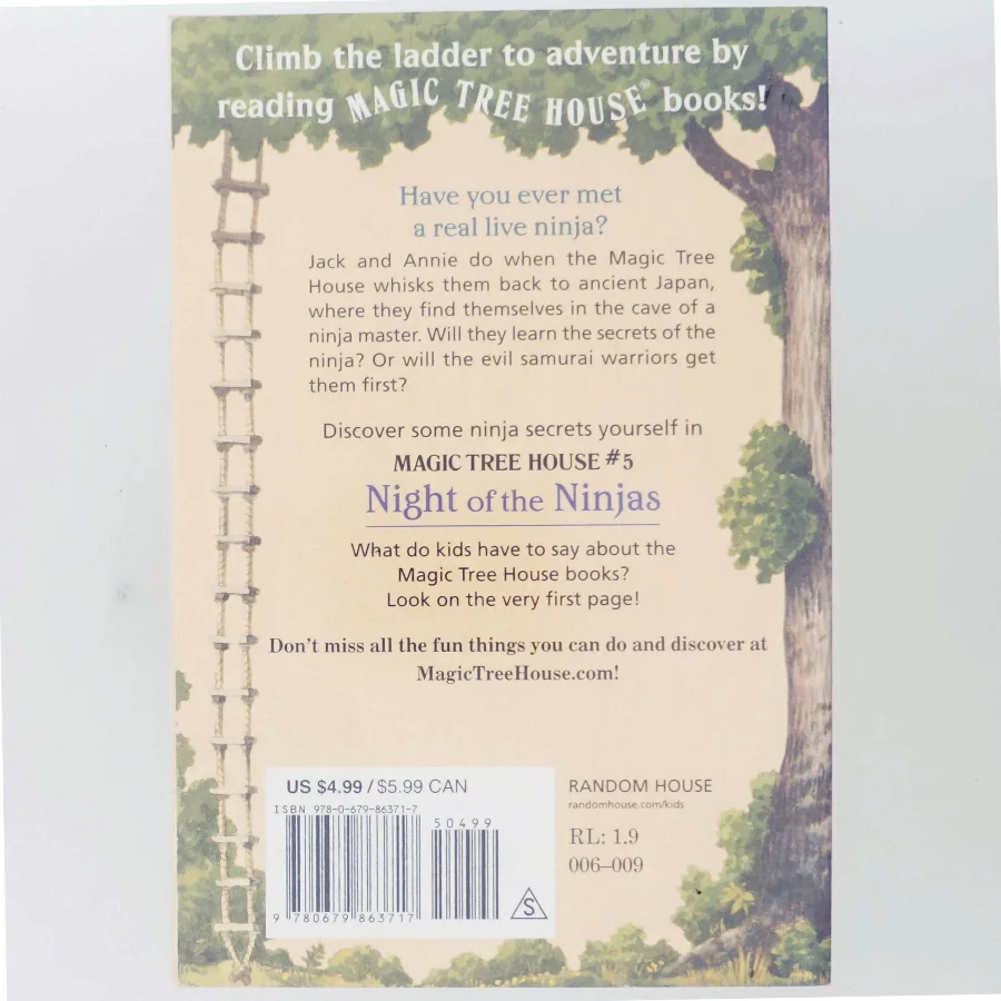 Night of the ninjas af Mary Pope Osborne (Bog)