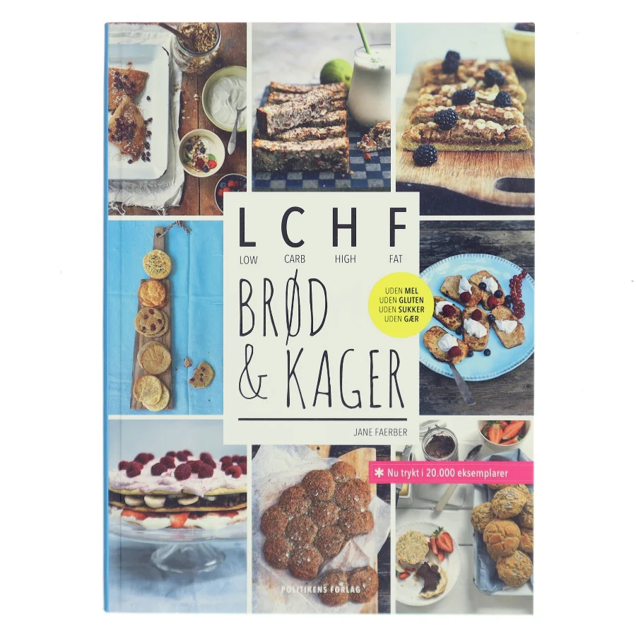 LCHF – Brød & kager af Jane Faerber (Bog)