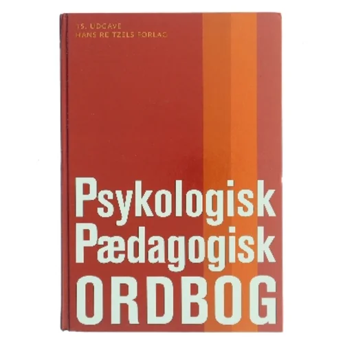 Psykologisk-pædagogisk ordbog (Bog)
