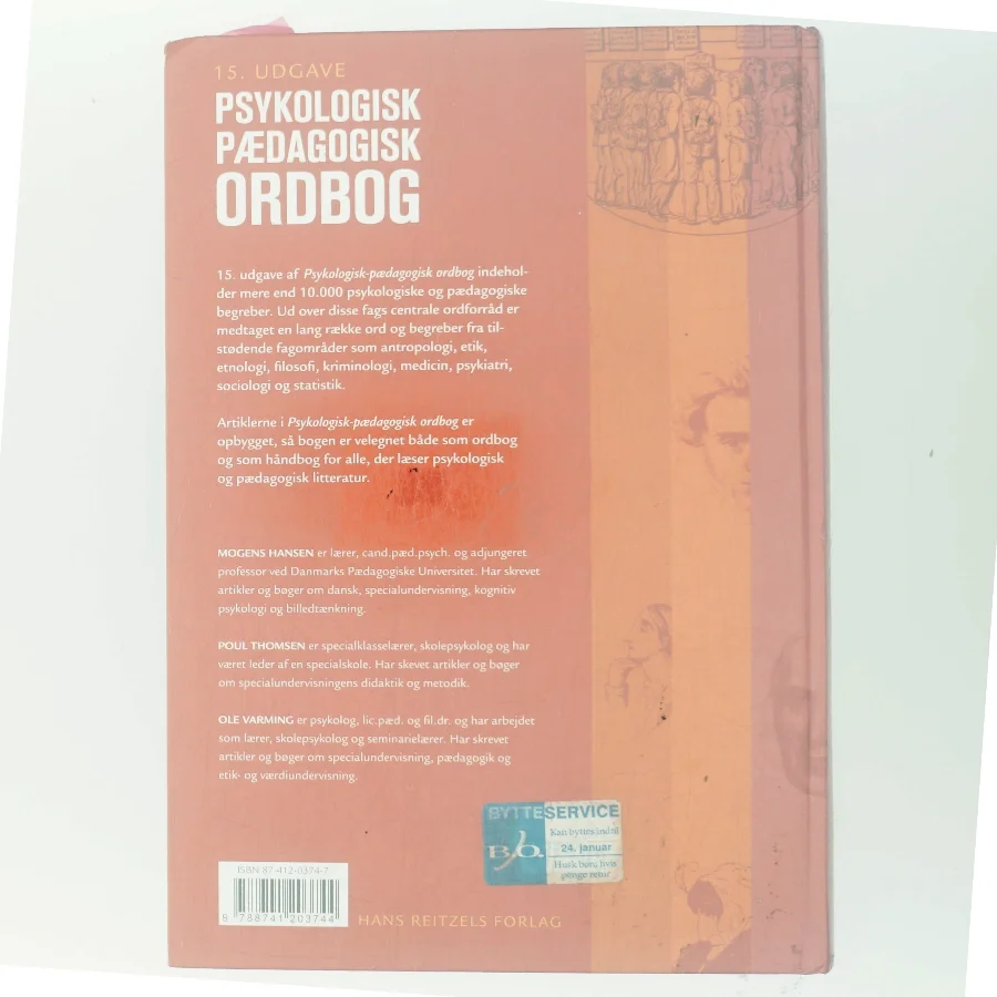 Psykologisk-pædagogisk ordbog (Bog)