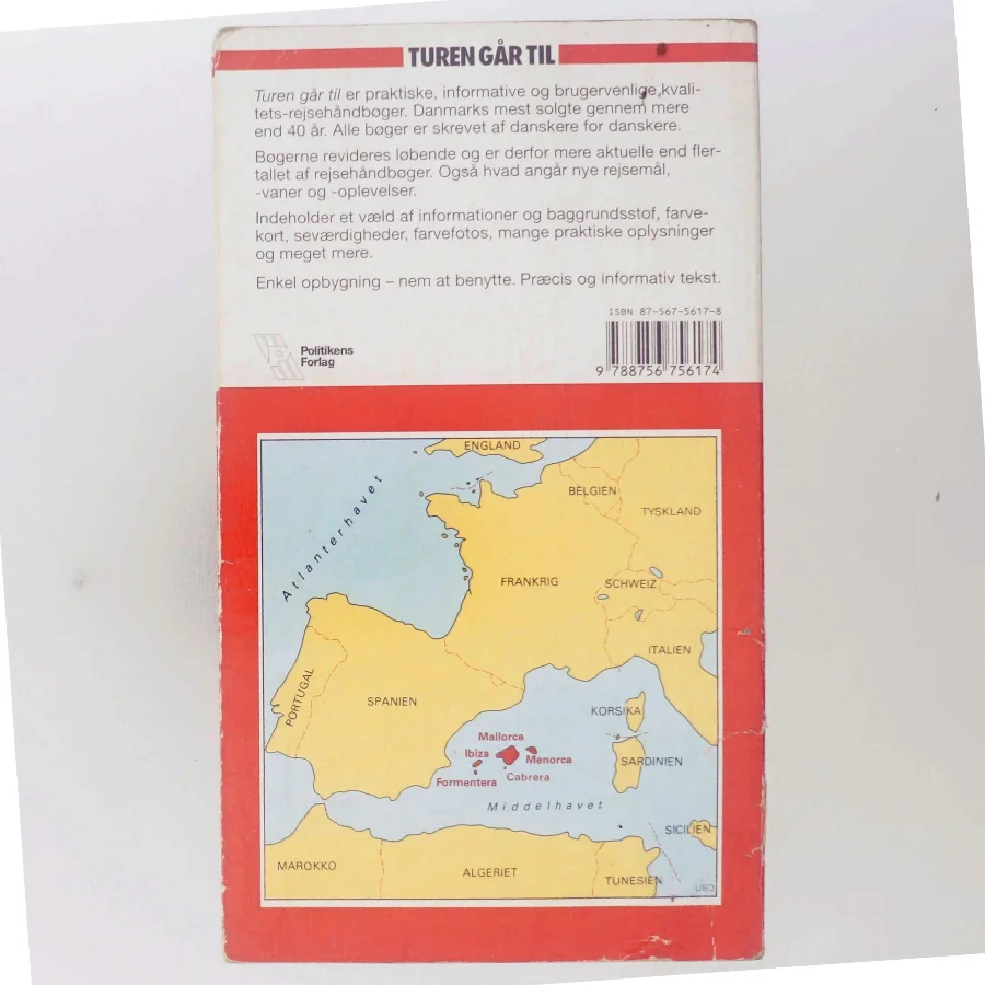 Turen går til Mallorca og Ibiza af Kinna Henriksen (f. 1935) (Bog)