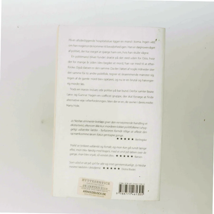 Politi af Jo Nesbø (Bog)