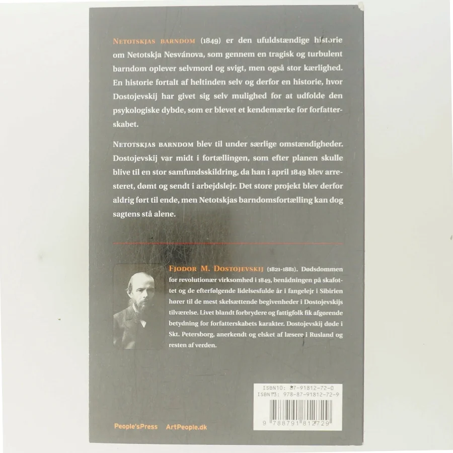 Netotskjas barndom af F. M. Dostojevskij (Bog)