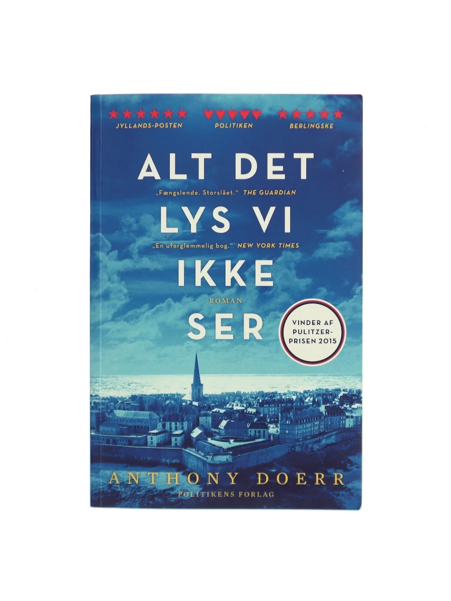 Forsiden af Alt det lys vi ikke ser af Anthony Doerr