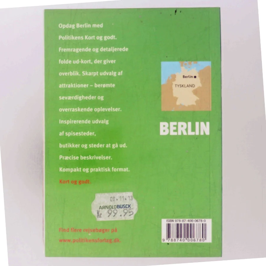 Politikens Kort og godt om Berlin af Jim Charmetant (Bog)