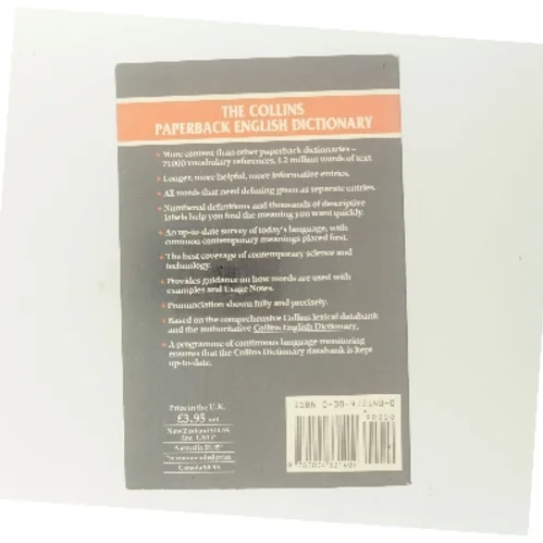 The Collins paperback English dictionary af William T. McLeod (Bog)