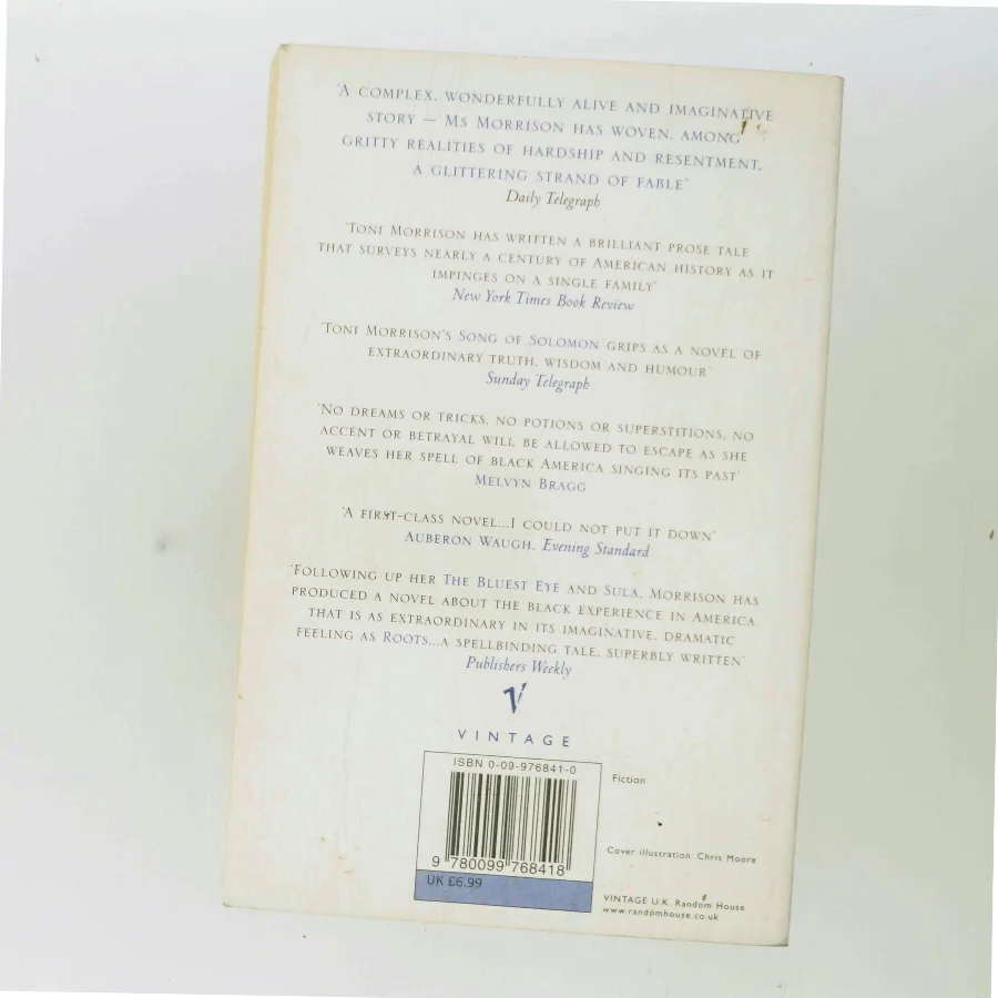 Song of Solomon af Toni Morrison (Bog)
