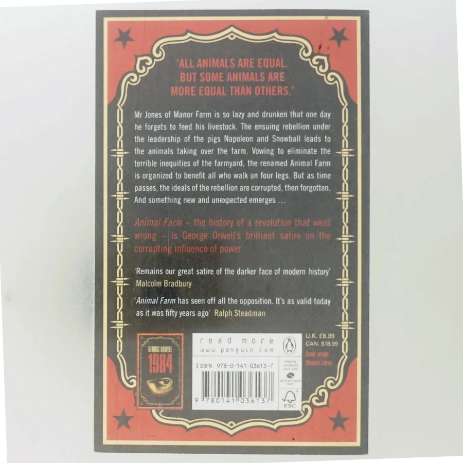 Animal farm : a fairy story af George Orwell (Bog)